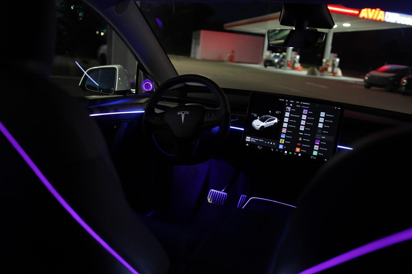 Ambientebeleuchtung Tesla Model 3