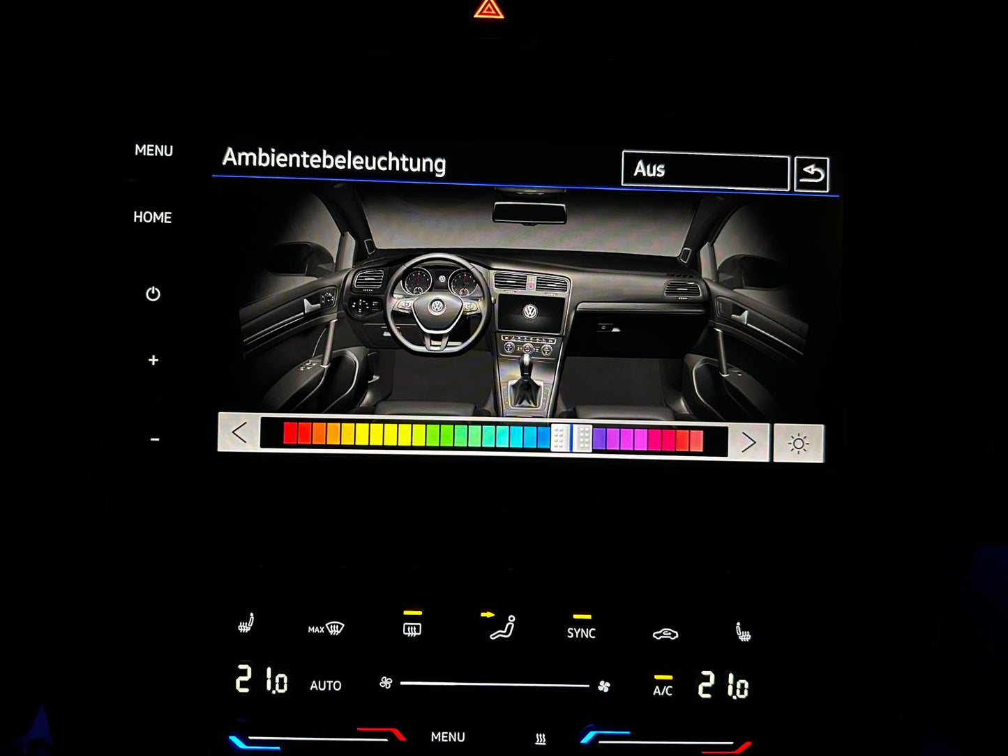 Ambientebeleuchtung VW Golf 7