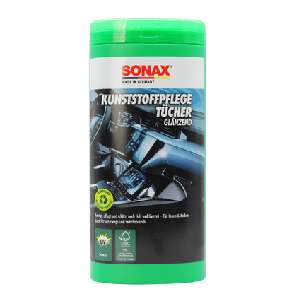 SONAX KunststoffPflegeTücher glänzend