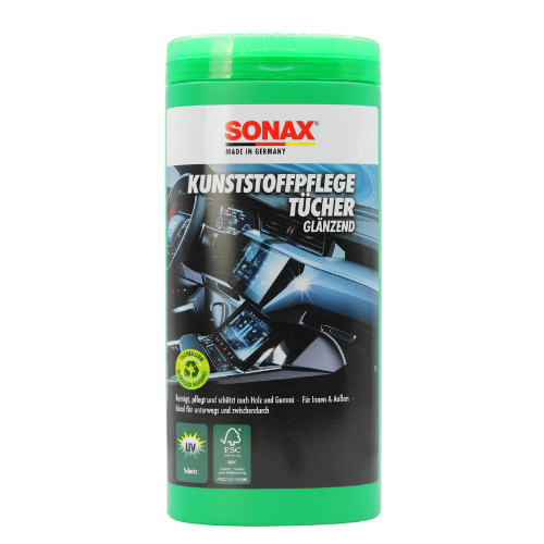 SONAX KunststoffPflegeTücher glänzend